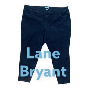 Lane Bryant high rise ultimate stretch dark wash jeggings plus size woman’s 28